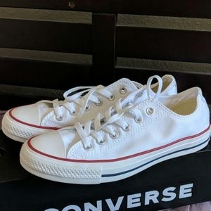 Brand new white converse